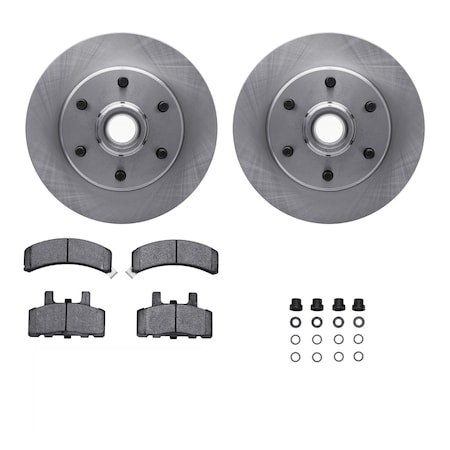 6312-48024, Rotors With 3000 Series Ceramic Brake Pads Includes Hardware